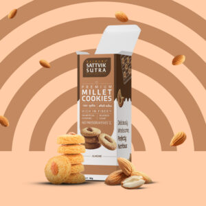 Millet Almond Cookies - Sattvik Sutra